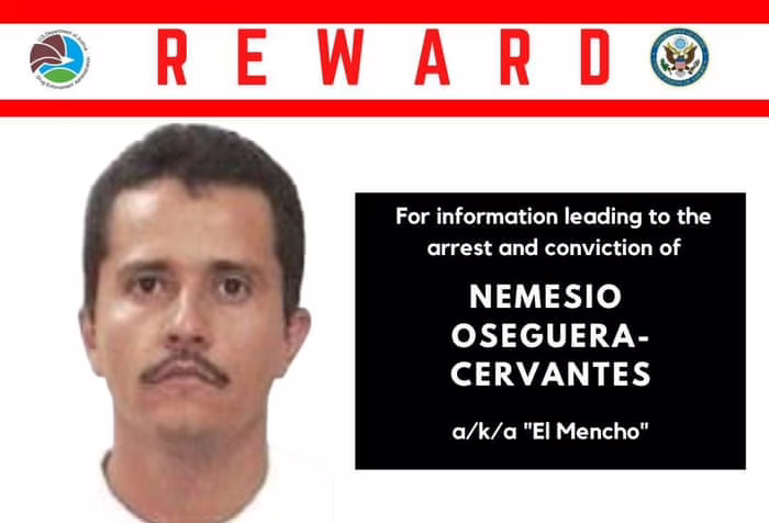 Violence erupts after Mexican security forces kill drug cartel boss 'El  Mencho' | Mexico | The Guardian