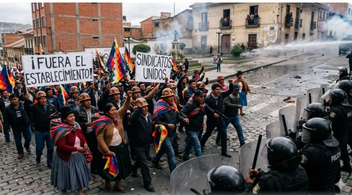 La Paz, Bolivia Erupts in Violence